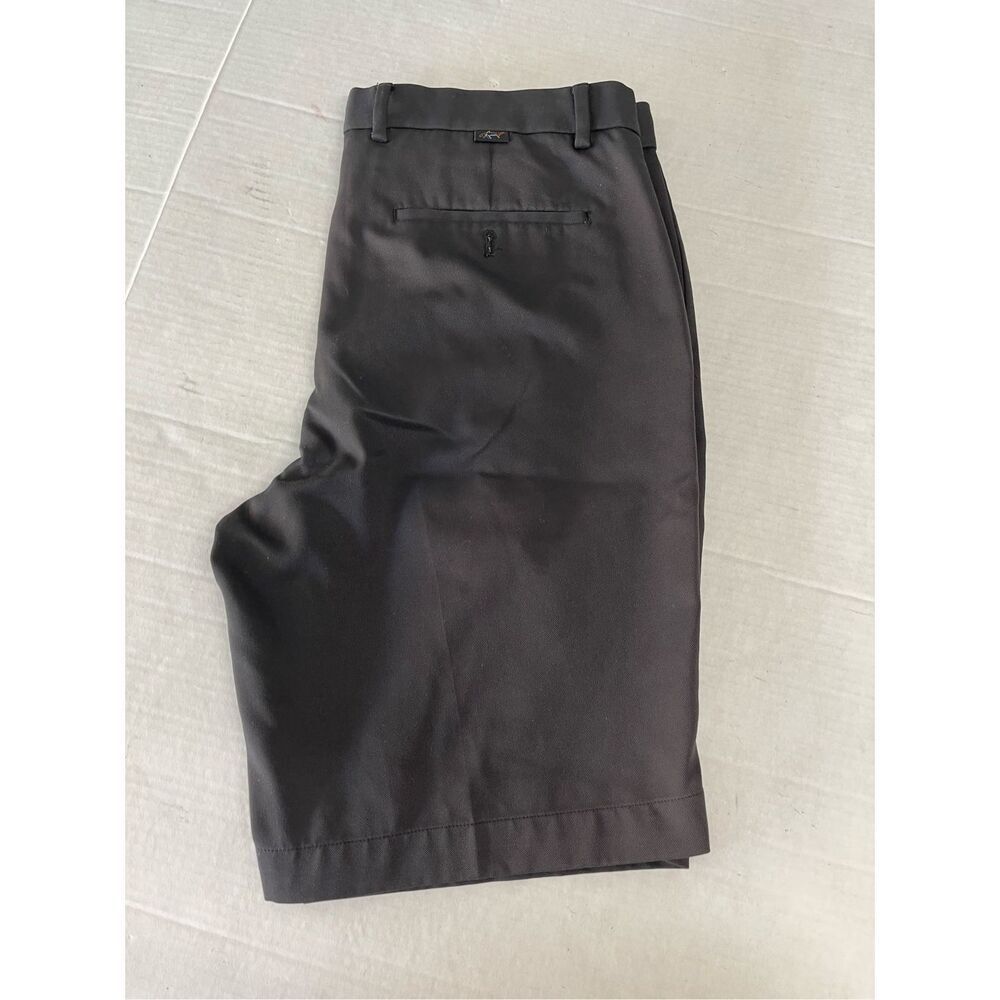 Greg Norman Shorts Mens 34‎ Black Chino Pockets Golf Button Lightweight Outdoors